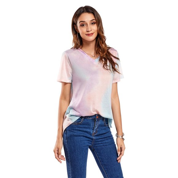Summer casual women's short sleeve